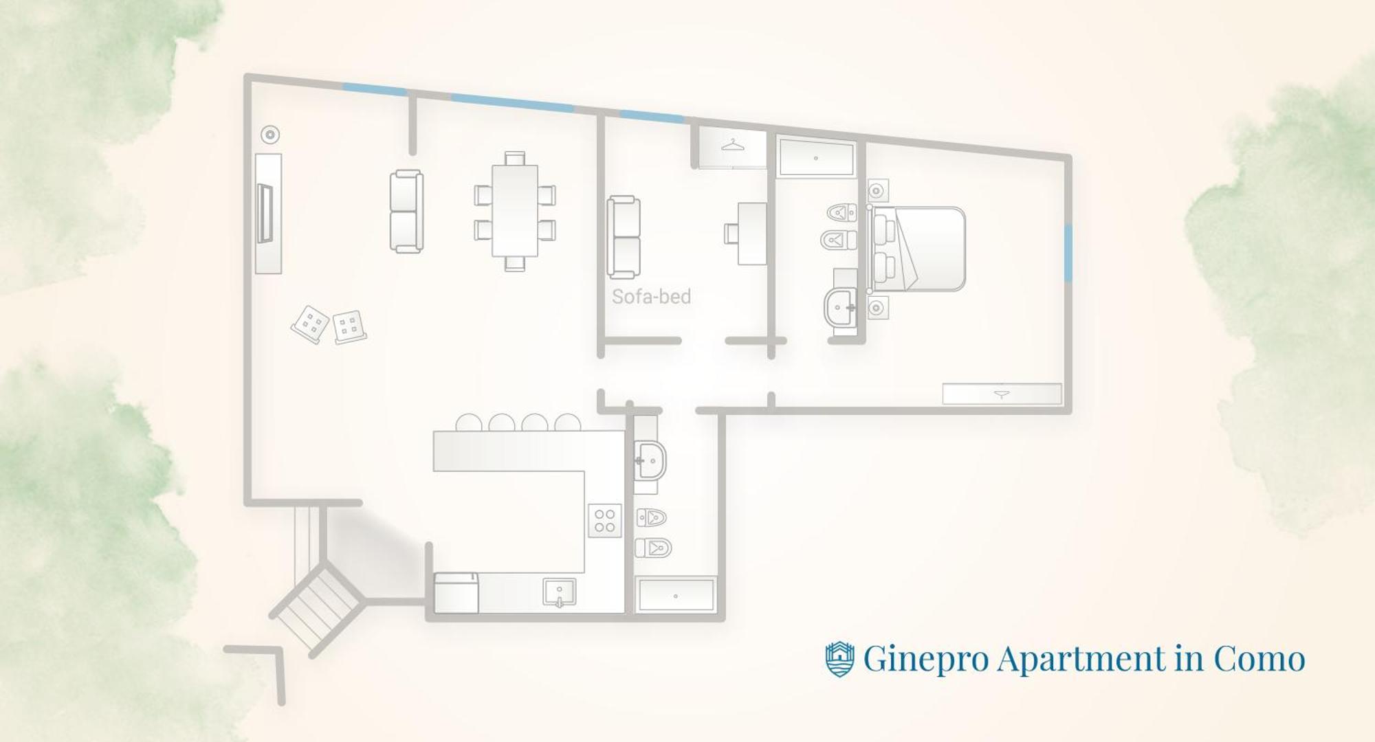 Ginepro & Salvia Apartments In Como By Rent All Комо Екстериор снимка